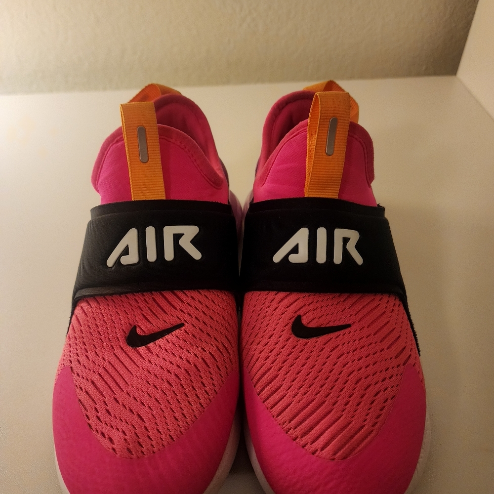 Nike Air Max 270 Extreme.  Girls, Size 3.  Bright Pink/Purple/Black/White.